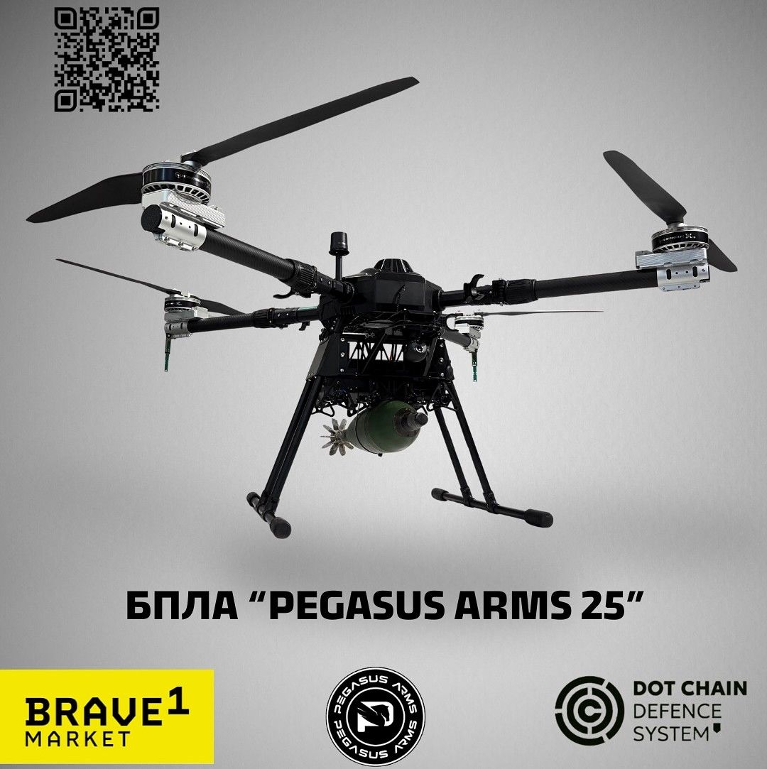 БпЛА, склад комплексу Pegasus Arms 25